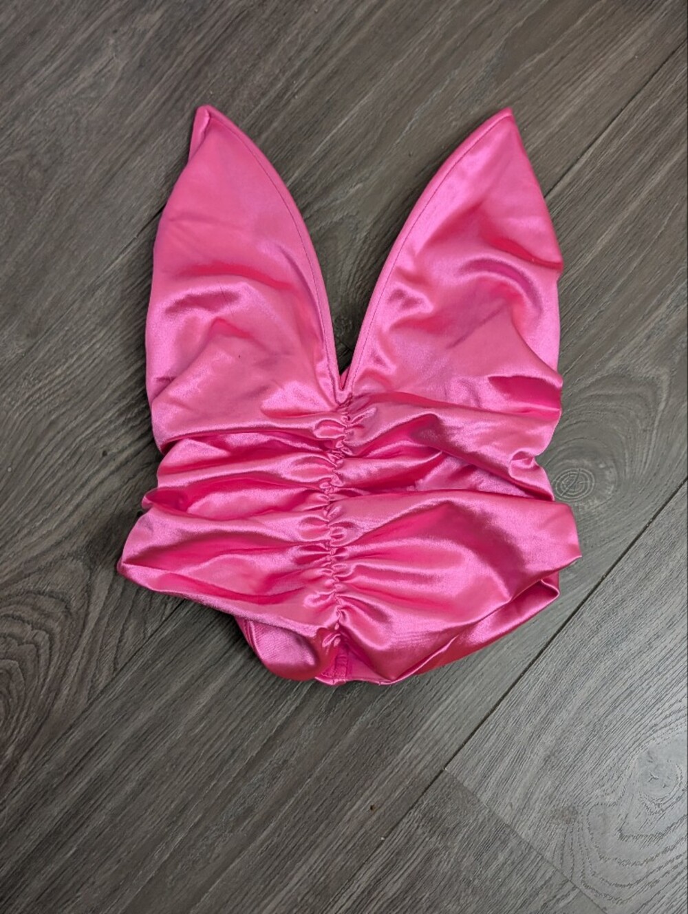 Pink Vneck Corset Style Top Size 4 Perfect Condition